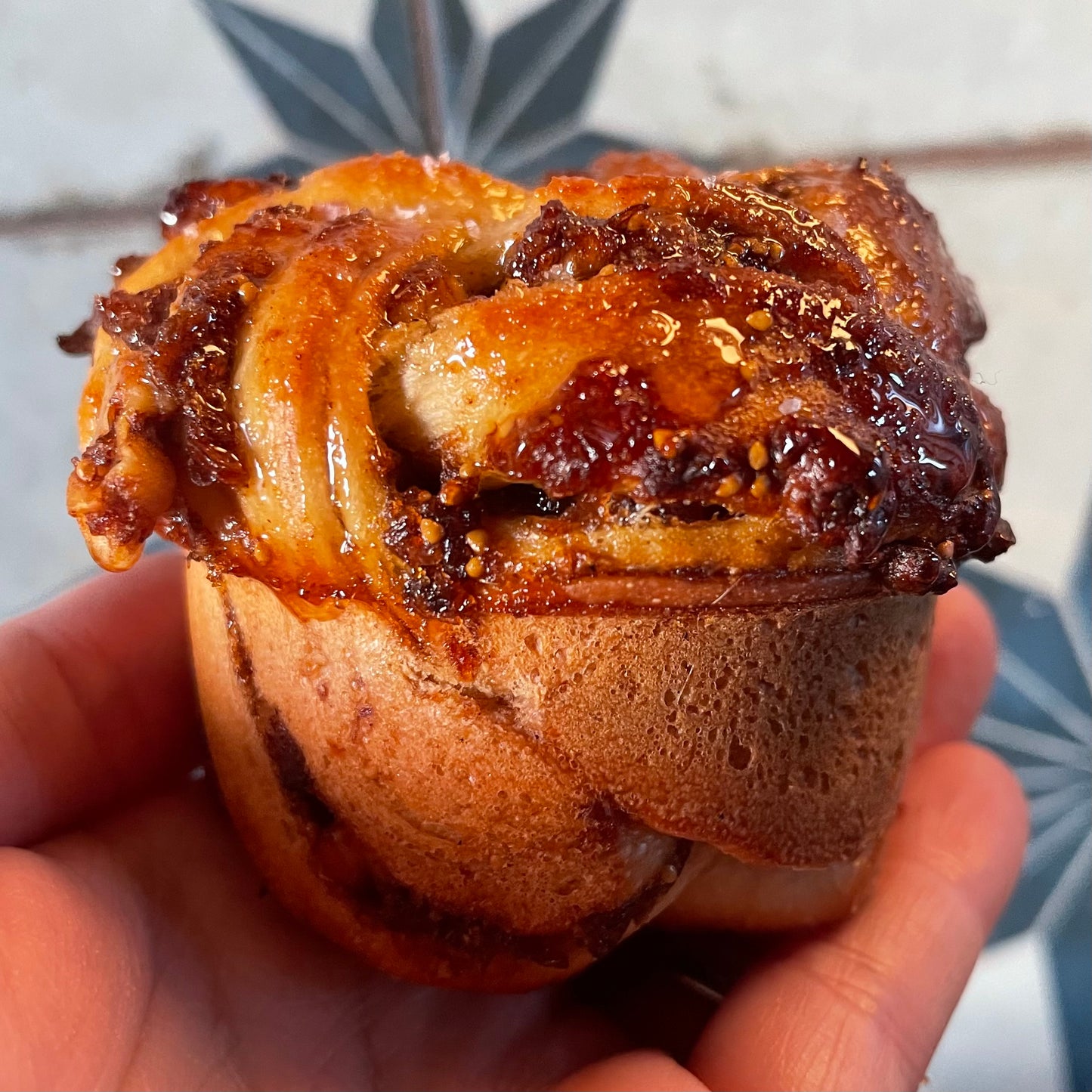 Honeyed Fig & Walnut Babka Buns