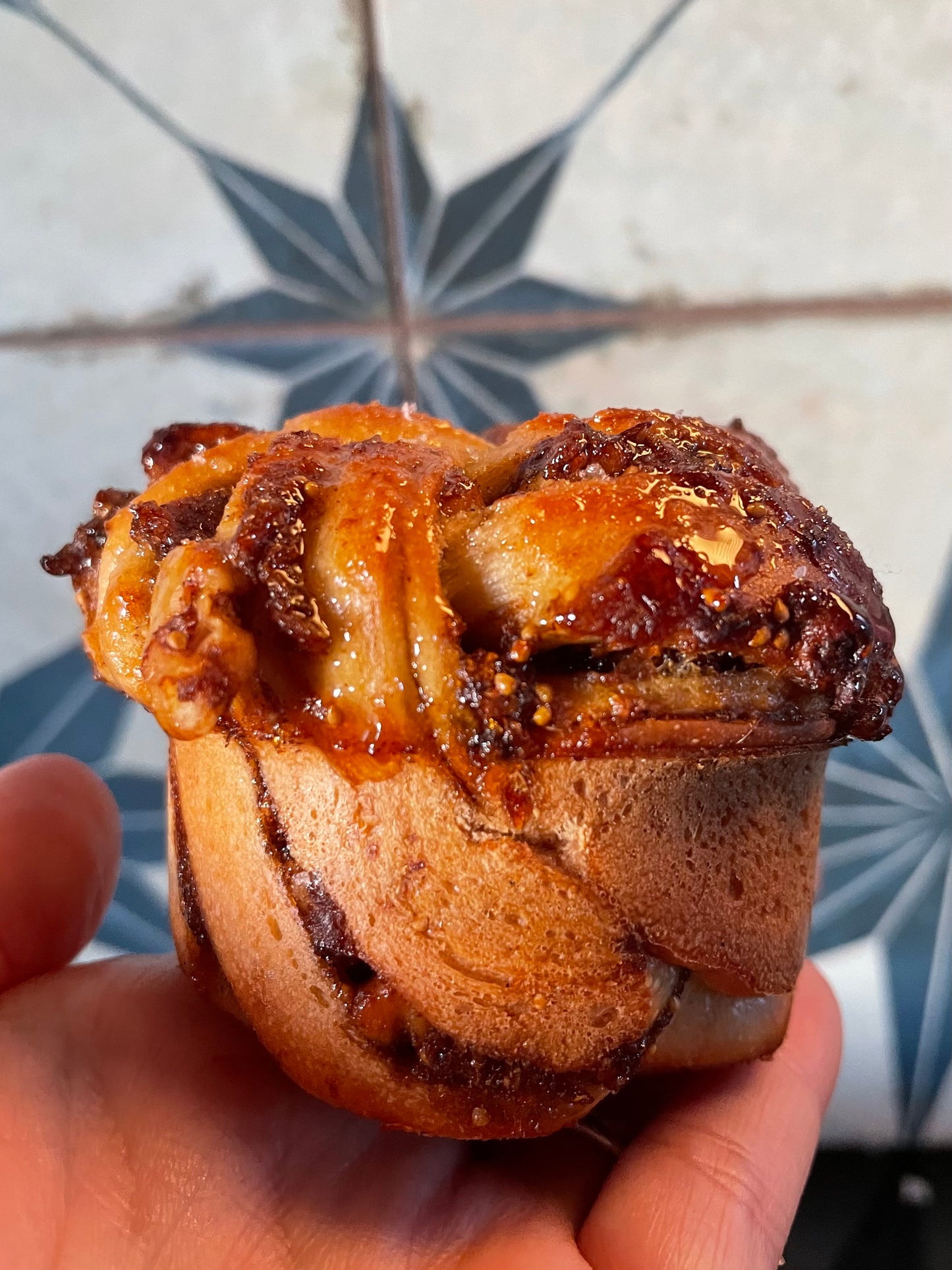 Honeyed Fig & Walnut Babka Buns