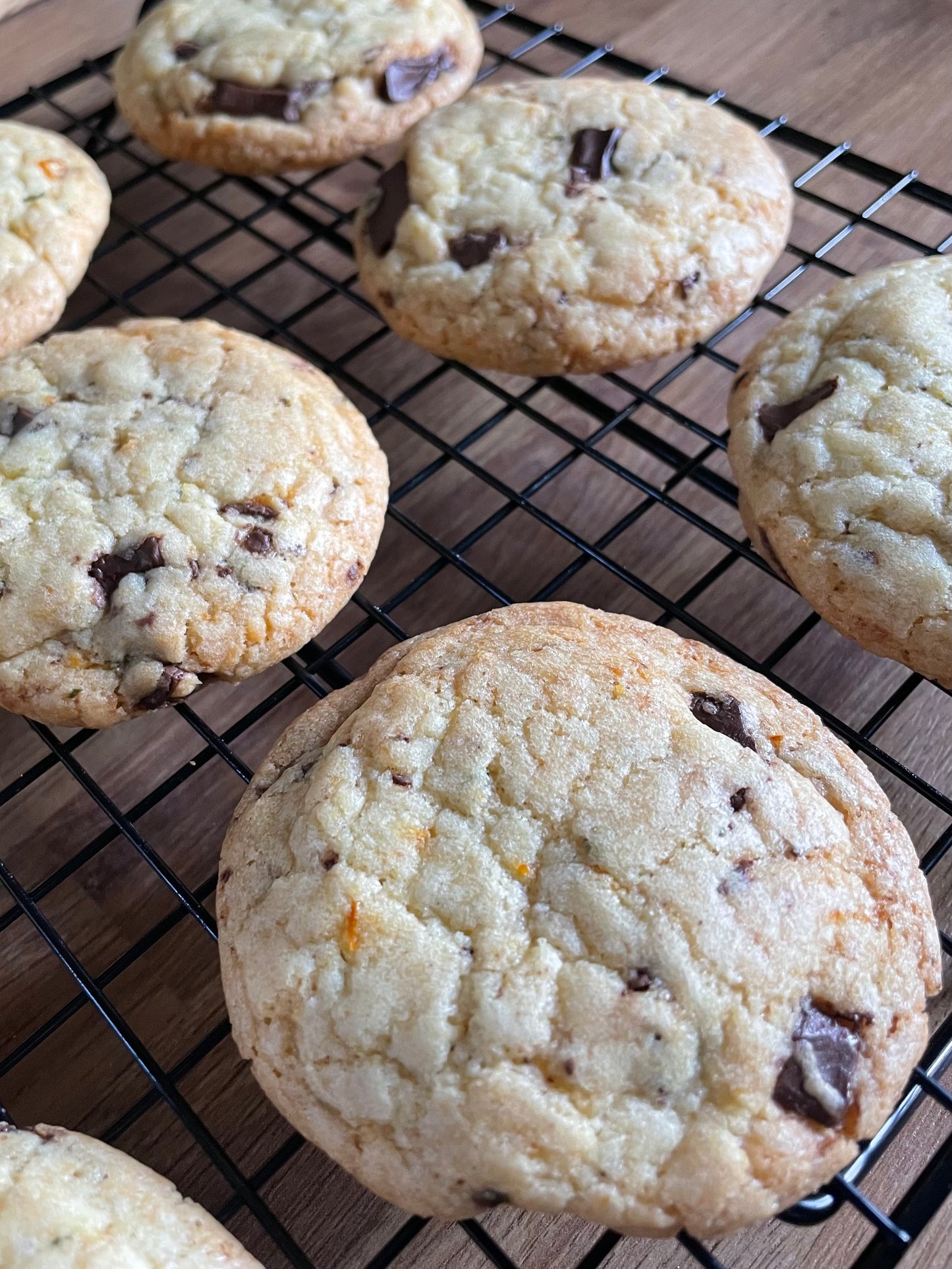 Orange, Chocolate, & Rosemary Cookies