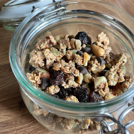 Sourdough Granola - nuts, raisins & dark choc