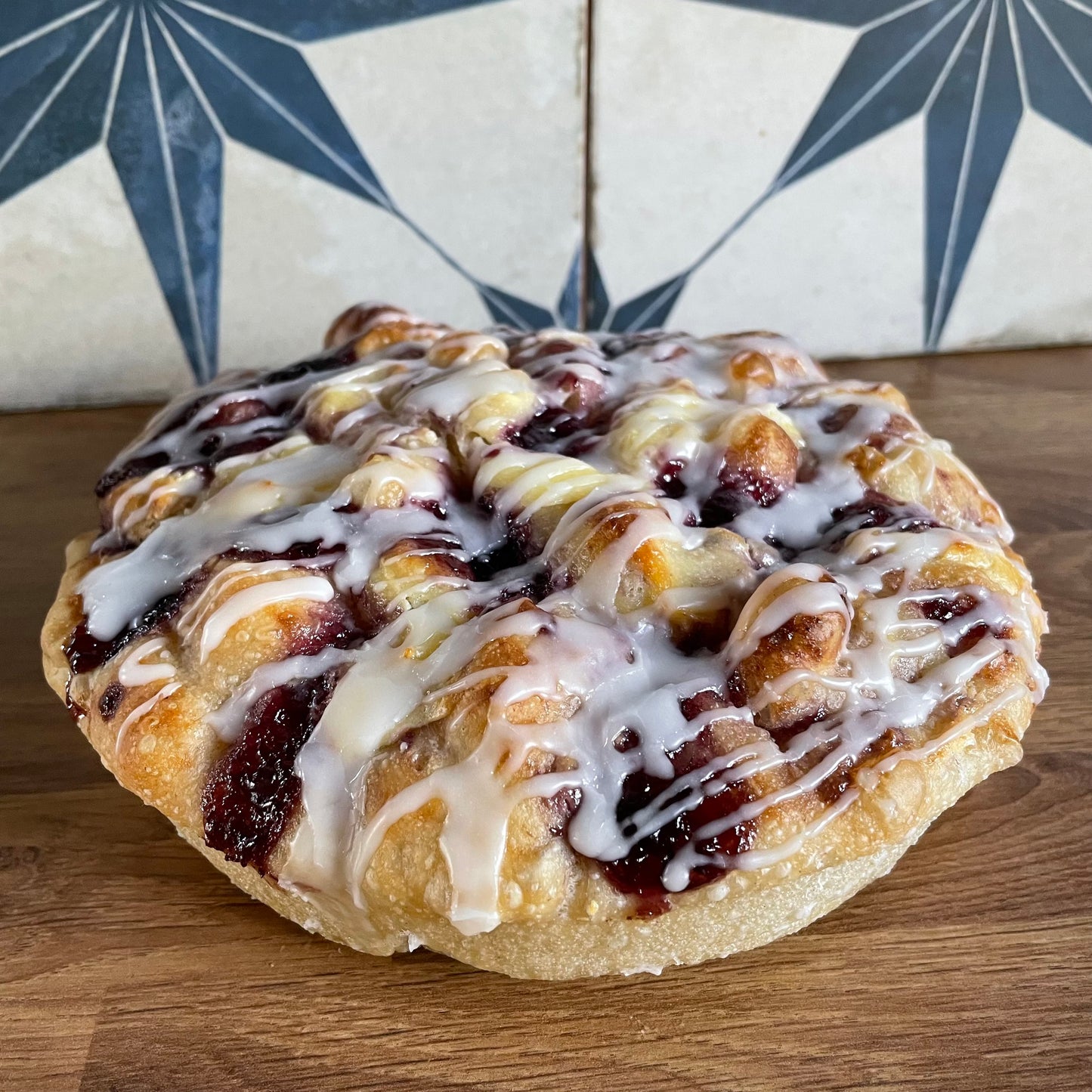 Blueberry Cheesecake Focaccia