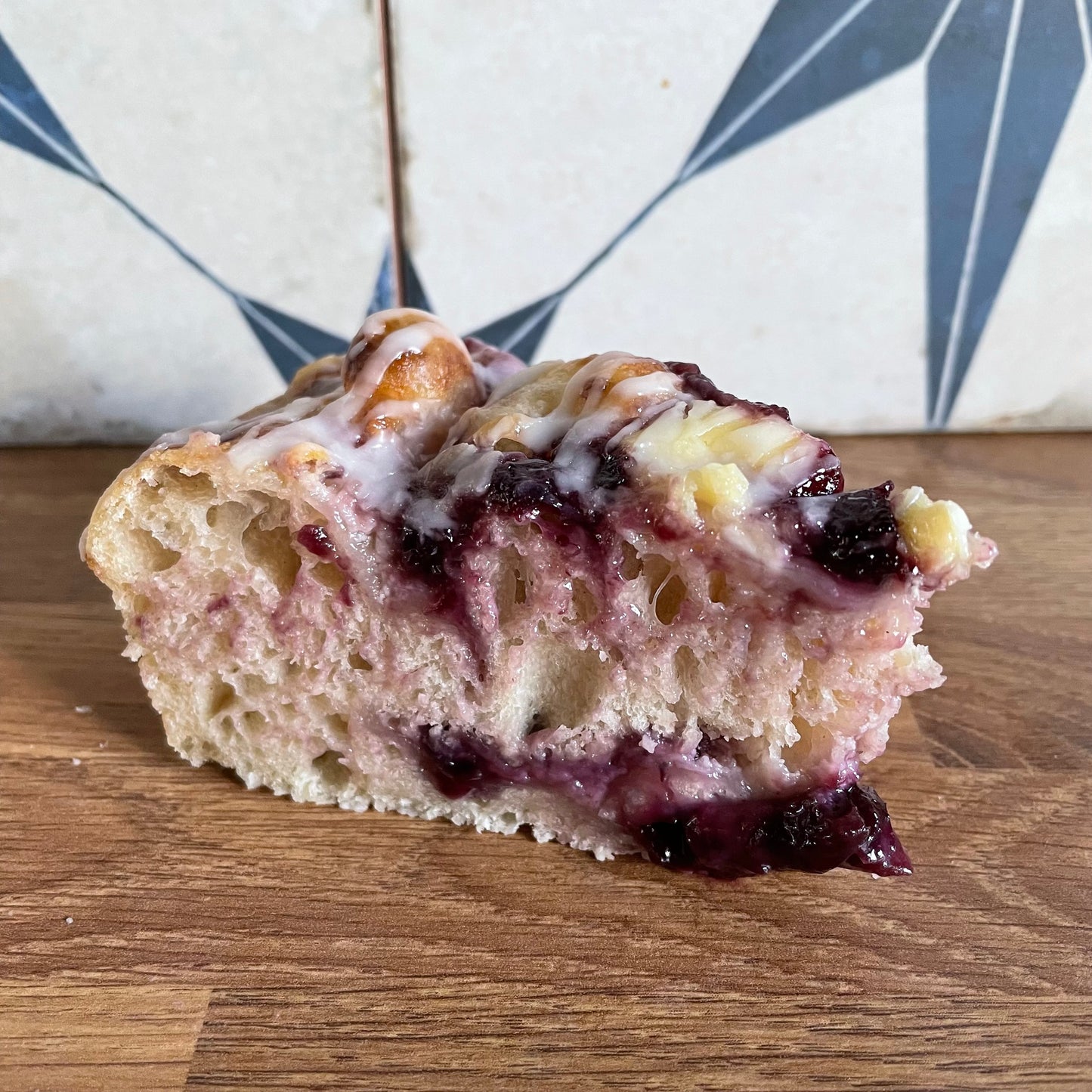 Blueberry Cheesecake Focaccia
